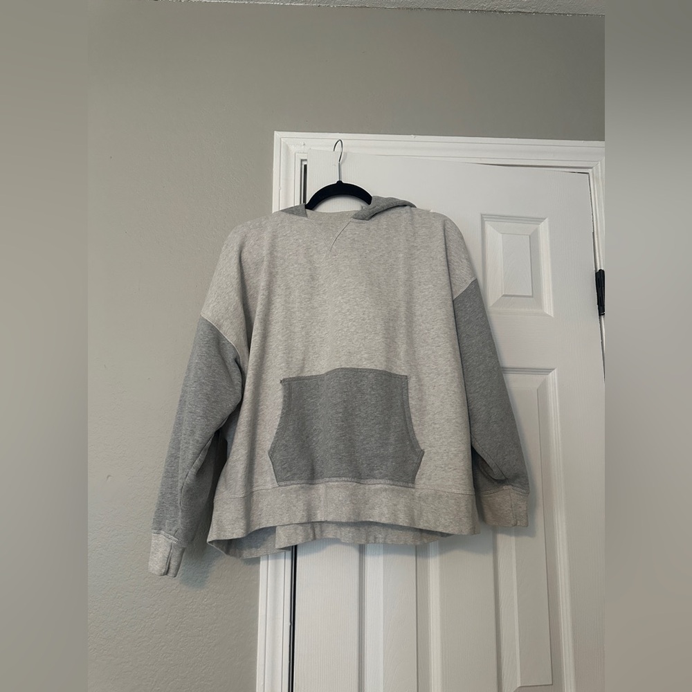 AE Grey Patched Hoodie - Picture 3 of 11